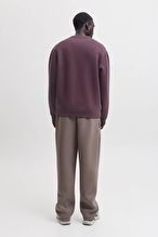 Jack&Jones Erkek Sweatshirt 12289830 FUDGE