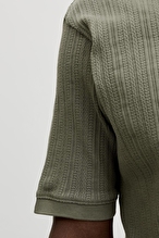 Jack&Jones Erkek Tişört 12307935 Smokey Olive