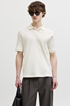 Jack&Jones Erkek Polo Tişört 12307935 Cloud Dancer