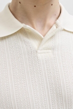 Jack&Jones Erkek Polo Tişört 12307935 Cloud Dancer
