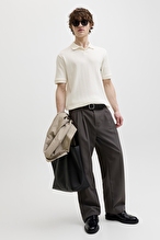 Jack&Jones Erkek Polo Tişört 12307935 Cloud Dancer