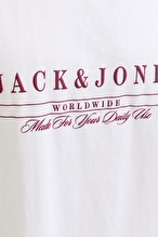 Jack&Jones Erkek Tişört 12310071 Bright White