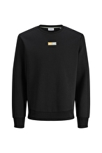 Jack&Jones Erkek Sweatshirt 12310759 BLACK ONYX