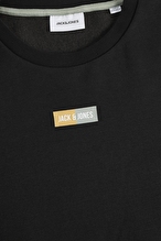 Jack&Jones Erkek Sweatshirt 12310759 BLACK ONYX