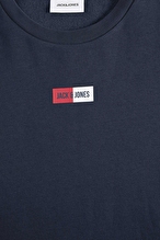 Jack&Jones Erkek Sweatshirt 12310759 NAVY BLAZER
