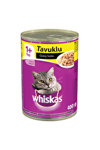 Whiskas Konserve Tavuklu Kedi Maması 400G