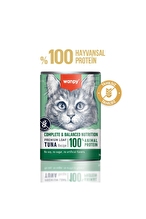 Wanpy Tahılsız Kedi %100 Gerçek Et 375 gr Ton Balıklı Konserve