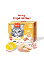 Wanpy Tavuklu 10*16 gr Kaşıklı Kedi Ödül Kreması