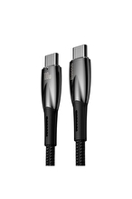 Baseus Glimmer 100W Type-C to Type-C Kablo 1m.-Siyah