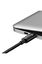 Baseus Tungsten Gold Hızlı Şarj Data Kablosu Type-C to Type-C 240W 2m Siyah
