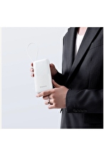 BASEUS Bipow 2 10000mAh Taşınabilir Şarj Cihazı Beyaz