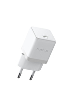 Baseus Palm USB-C Ultra Mini Hızlı Şarj Aleti 30W, Beyaz