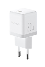 Baseus Palm USB-C Ultra Mini Hızlı Şarj Aleti 20W, Beyaz