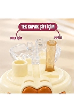 Diller D9239 Sevimli Köpek Çift Kapaklı Çelik Termos 520 Ml