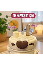 Diller D9285 Capybara Çift Kapaklı Çelik Termos 520 Ml