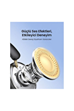 UGREEN HiTune Max2 Yapay Zeka Destekli Gürültü Engelleyici Kablosuz Kulak Üstü Kulaklık 80 Saat Çalma Süresi Siyah 45018