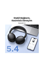 UGREEN HiTune Max2 Yapay Zeka Destekli Gürültü Engelleyici Kablosuz Kulak Üstü Kulaklık 80 Saat Çalma Süresi Siyah 45018