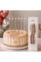 Orca Tel Mum Kıvrımlı Mix Renk 11 cm