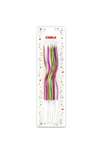 Orca Tel Mum Kıvrımlı Mix Renk 11 cm