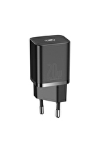 Baseus Super Sİ QC. 1xType-C Çıkış 20W-Siyah