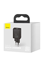 Baseus Super Sİ QC. 1xType-C Çıkış 20W-Siyah