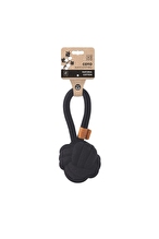 M-Pets Çekmeli Örgü Top Köpek Oyuncağı 11 x 11 x 17 cm Siyah