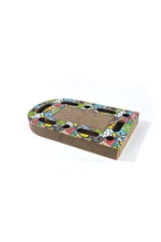 M-Pets Urban Style Freestyle Kedi Karton Tırmalama Tahtası 50x30cm Renkli