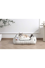 M-Pets Warm Hugr Cushion Yatak (m) White