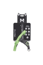 M-Pets Urban Style Black/White Norwegıan Köpek Göğüs Tasması (S)