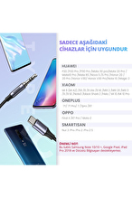 UGREEN USB-C Type-C Jak Aux Ses Kablosu 3.5mm Gümüş 30633