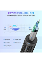 UGREEN USB-C Type-C Jak Aux Ses Kablosu 3.5mm Gümüş 30633