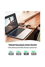 UGREEN 2.4Ghz USB Bağlantısı 4000 Dpi Sessiz Tuşlu Kablosuz Optik Mouse Yeşil 90374