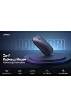 UGREEN 2.4Ghz USB Bağlantısı 4000 Dpi Sessiz Tuşlu Kablosuz Optik Mouse Yeşil 90374