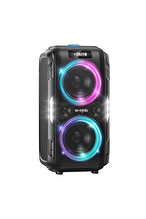 W-KING T9PRO Çift Mikrofonlu Bluetooth Hoparlör, 250W Karaoke Partybox