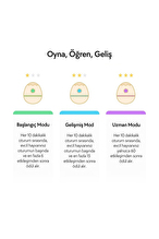 Cheerble Şarjlı Akıllı İneraktif Kedi & Köpek Yumurta Oyuncağı, Krem 8 x 8 x 10