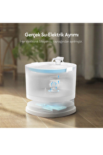 Cheerble E1 Plastik Hazneli Şarjlı Otomatik Kedi Su Pınarı 22 X 20 X 18, 2lt