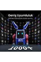 GravaStar Alpha65 Özel Seri Robot Figürlü 65W Hızlı Şarj Adaptörü Mavi