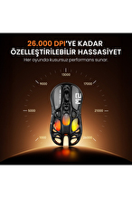Gravastar Mercury M2 Kablosuz Gaming Mouse Siyah