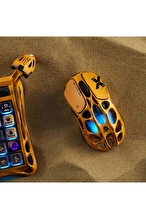 GravaStar Mercury X Pro RGB 32K DPI Magnezyum Alaşımlı Optik Gaming Mouse Sarı