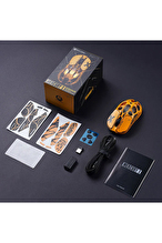 GravaStar Mercury X Pro RGB 32K DPI Magnezyum Alaşımlı Optik Gaming Mouse Sarı