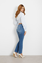 Guess Kadın Kot Pantolon W4GA15D5B42