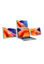Trimonitör 14 İnch 3lü Monitör Sabit Panel