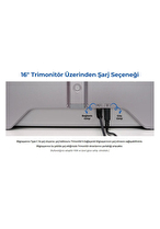 Trimonitör 16 İnch İkili Monitör Sabit Panel