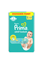 Prima Ekonomik Paket (2) Mini 4-8 kg 72 Adet Bebek Bezi