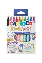 Carioca Fineliner İnce Uçlu Keçeli Kalem 30'lu