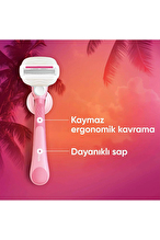 Gillette Venus Venus Pro ComfortGlide Sugarberry Kokulu Kadın Tıraş Bıçağı 3 Başlık + Çanta