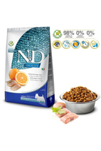 N&D Ocean Ringa Balıklı ve Portakallı Tahılsız Küçük Irk Yetişkin Köpek Maması 2,5 kg