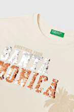 Unıted Colors Of Benetton Kız Çocuk Tişört 3I1XC10NY
