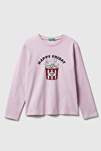 United Colors Of Benetton Kız Çocuk Tişört 3JERC10QM