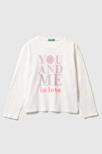 United Colors Of Benetton Kız Çocuk Tişört 3JERC10QM
